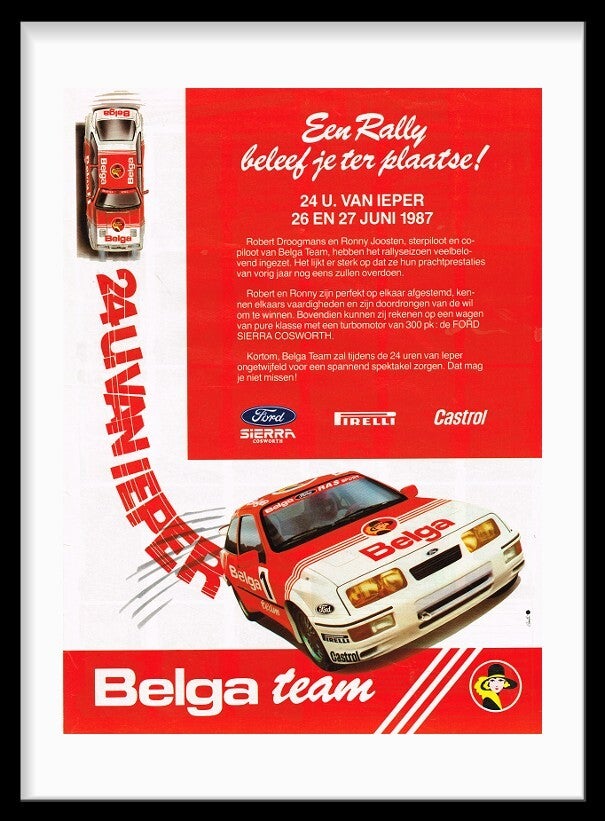 Ypres Rally 1987 / Belga Team