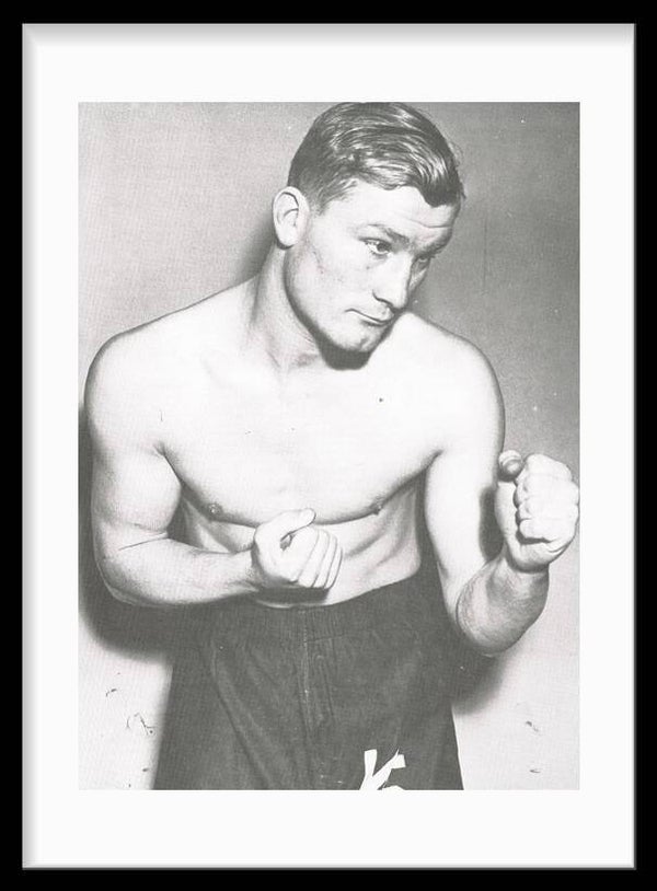 Vintage Print Boxing