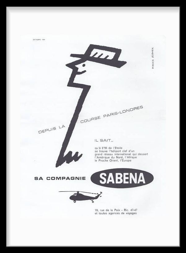 Sabena Paris - Londres 1958