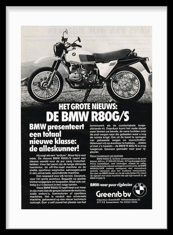 Motocycle BMW R80G/S