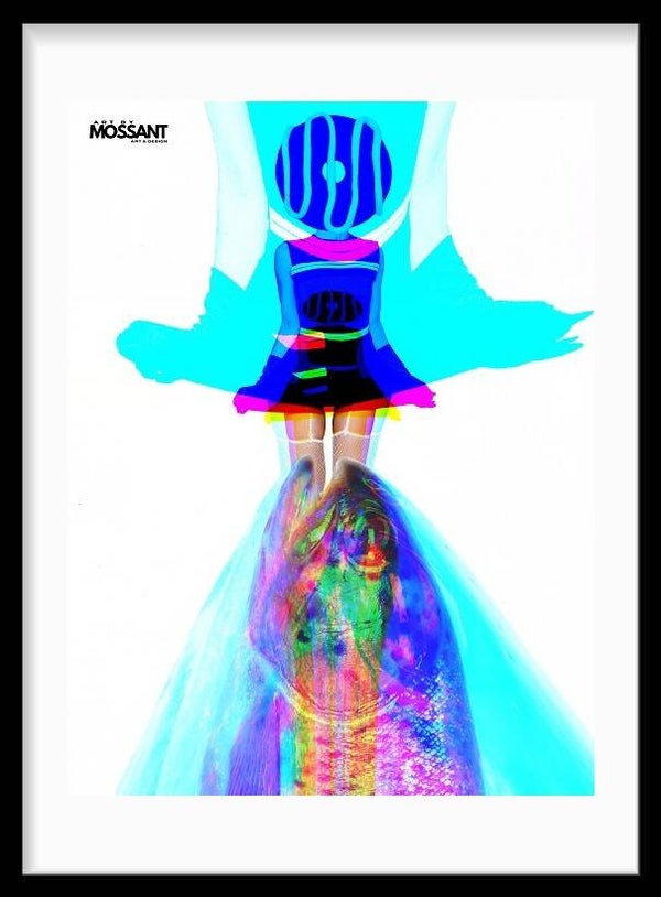 Fish Donut Girl By Art Mossant