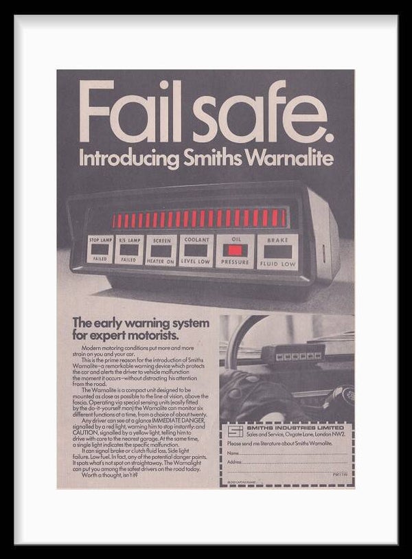 Car Parts Smiths Warnalite