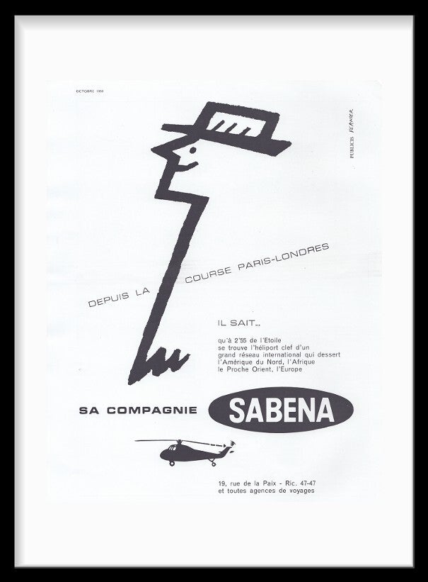 Sabena Paris - Londres 1958