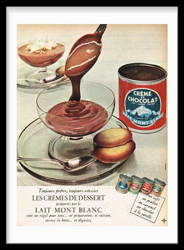 Dessert Lait Mont Blanc