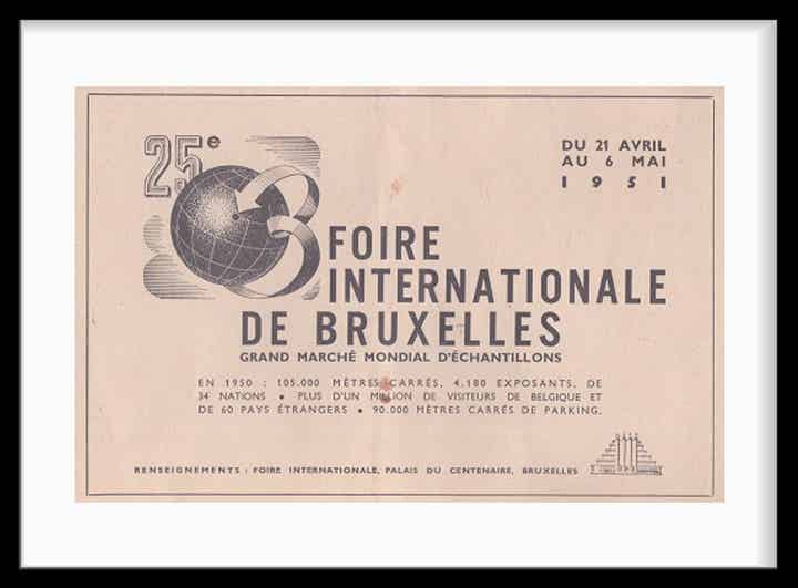 25e Foire Internationale de Bruxelles - 1951