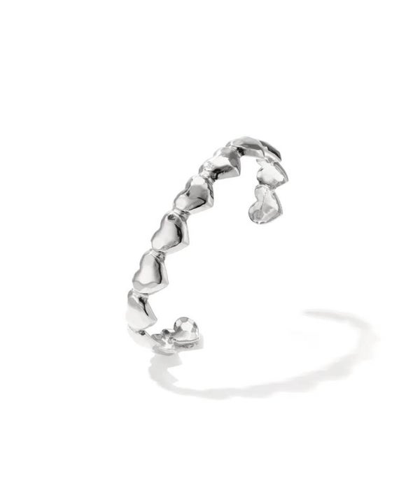 Small heart bangle