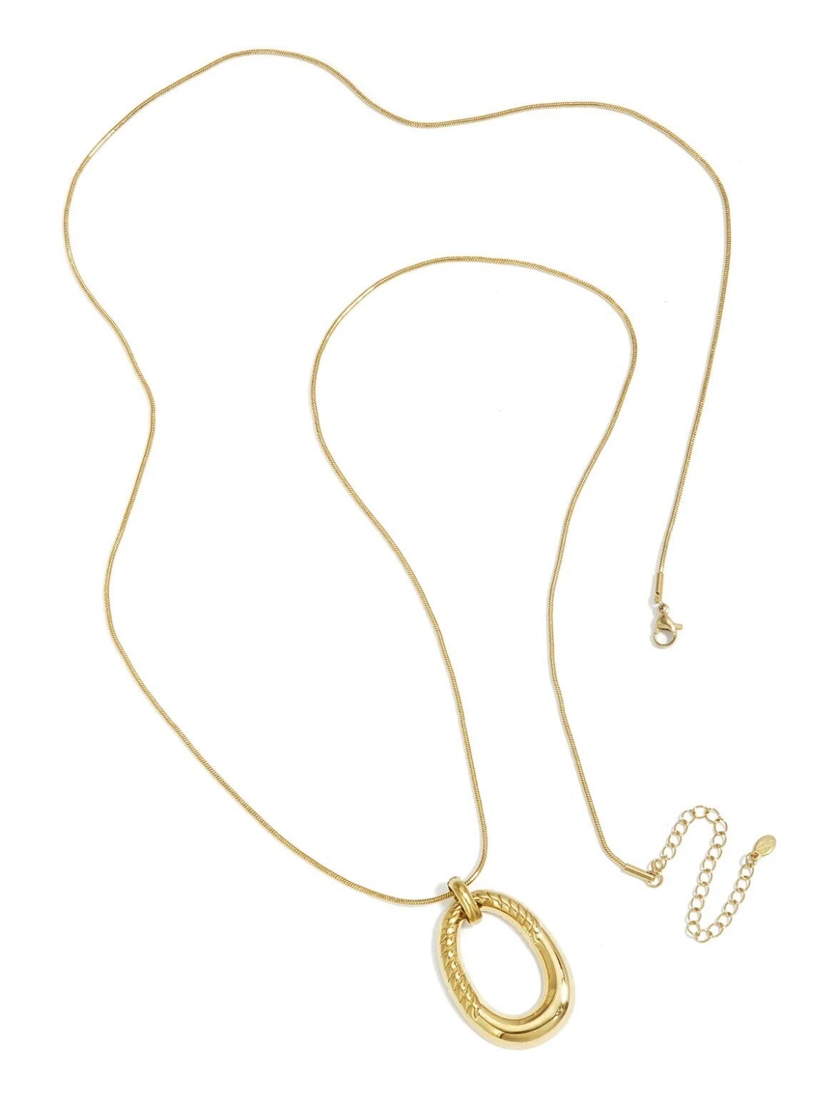 Oval chain long