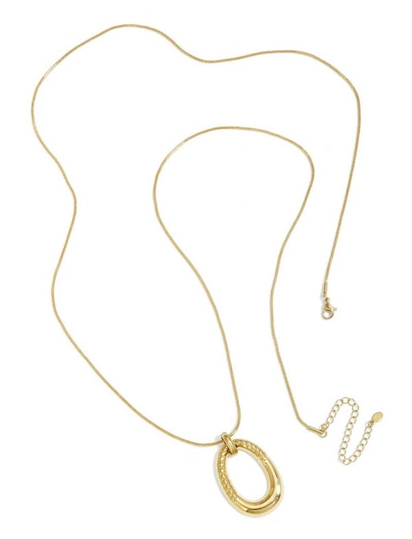 Oval chain long