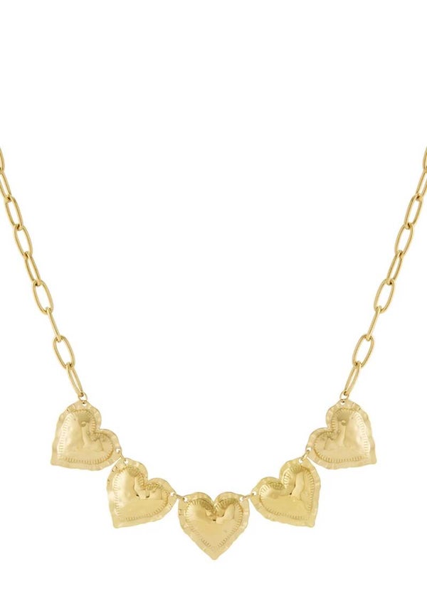 Five heart chain chunky