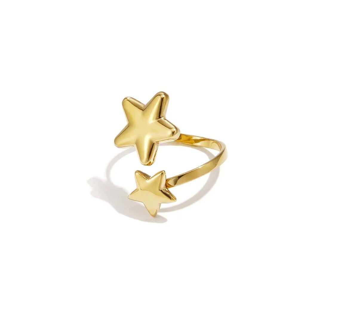 Double star ring