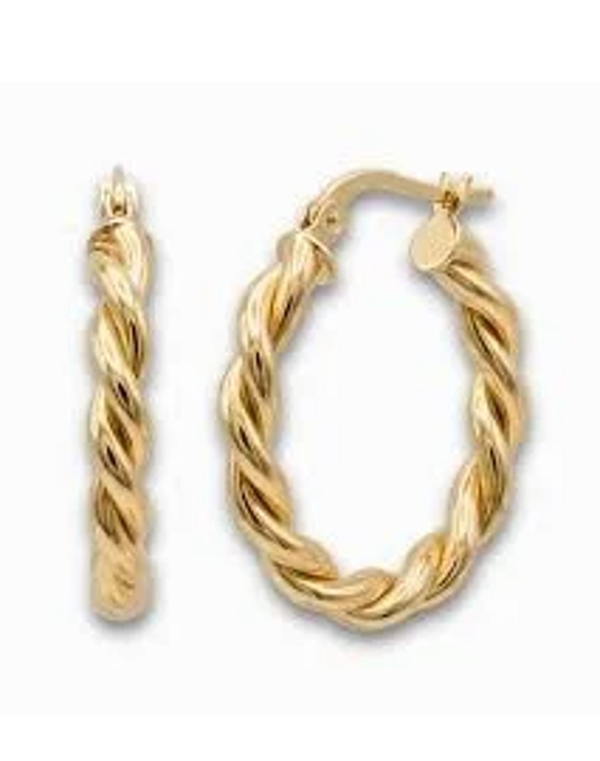 Kleine hoops gedraaid
