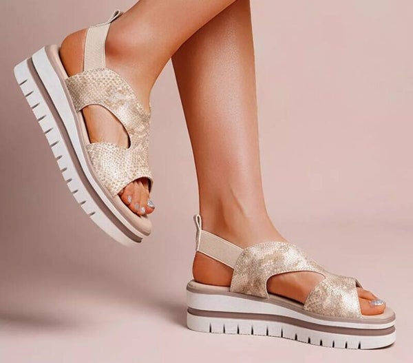 Sandales compensées