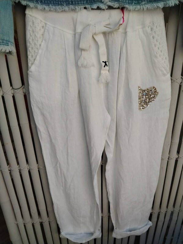 Pantalon lin