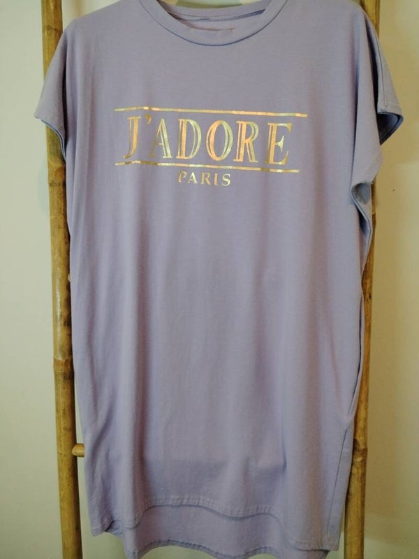 Robe tee-shirt