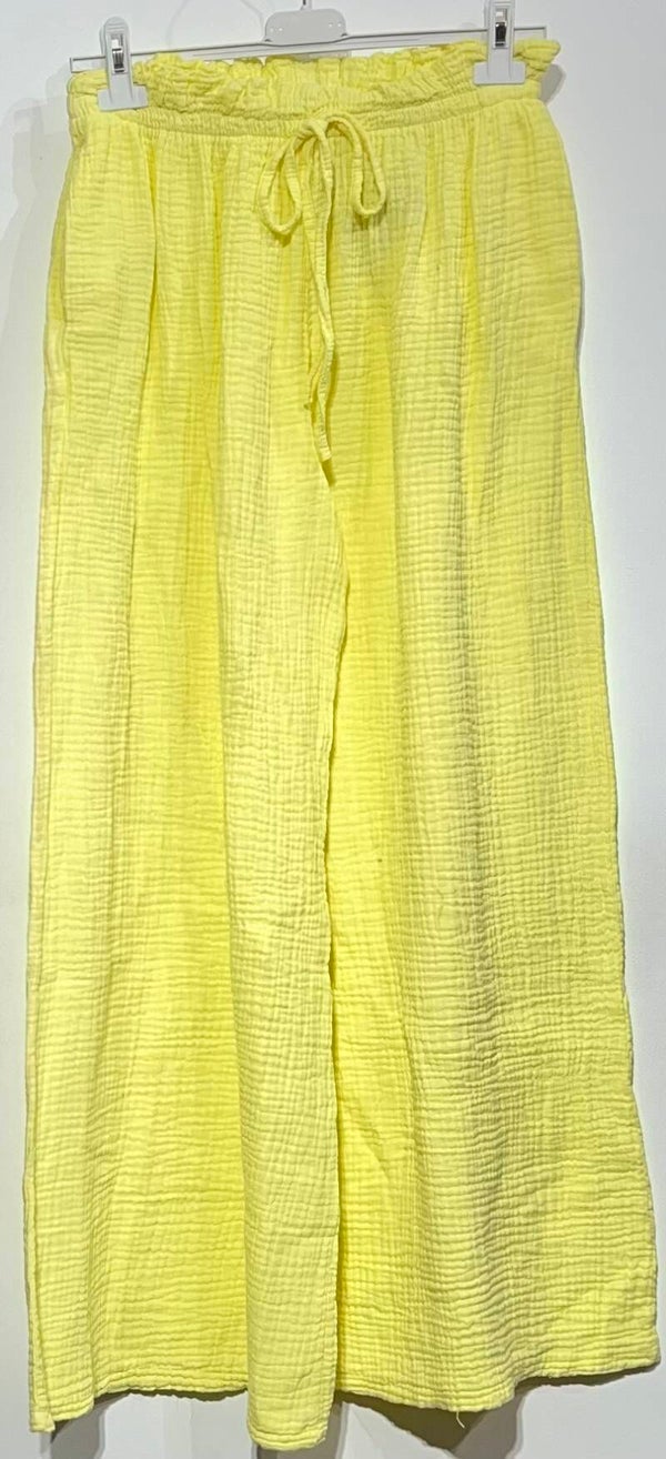 Pantalon gaze de coton