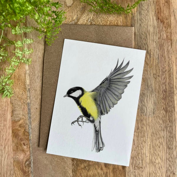 Ansichtkaart Koolmeesje