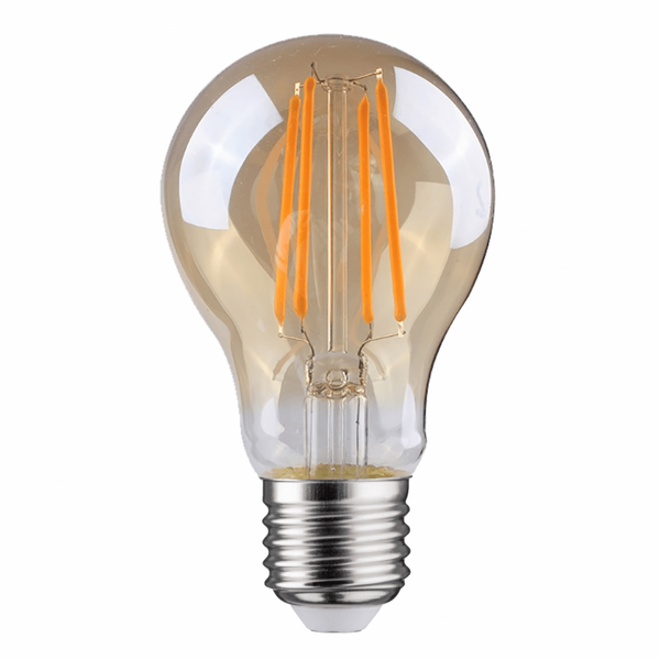 LED FILAMENT E27 PEER DIMBAAR AMBER GLAS 6.5W