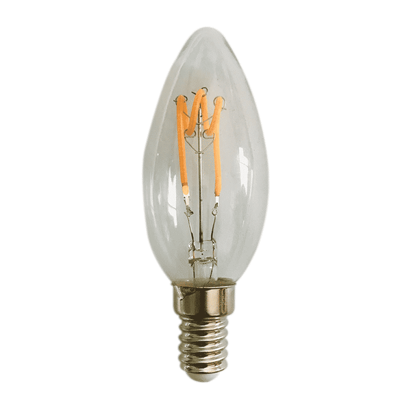 LED FILAMENT E14 KAARS DIMBAAR CLEAR 4W