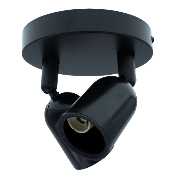 PLAFONDARMATUUR LOCASTE VOOR 2X GU10 ZWART