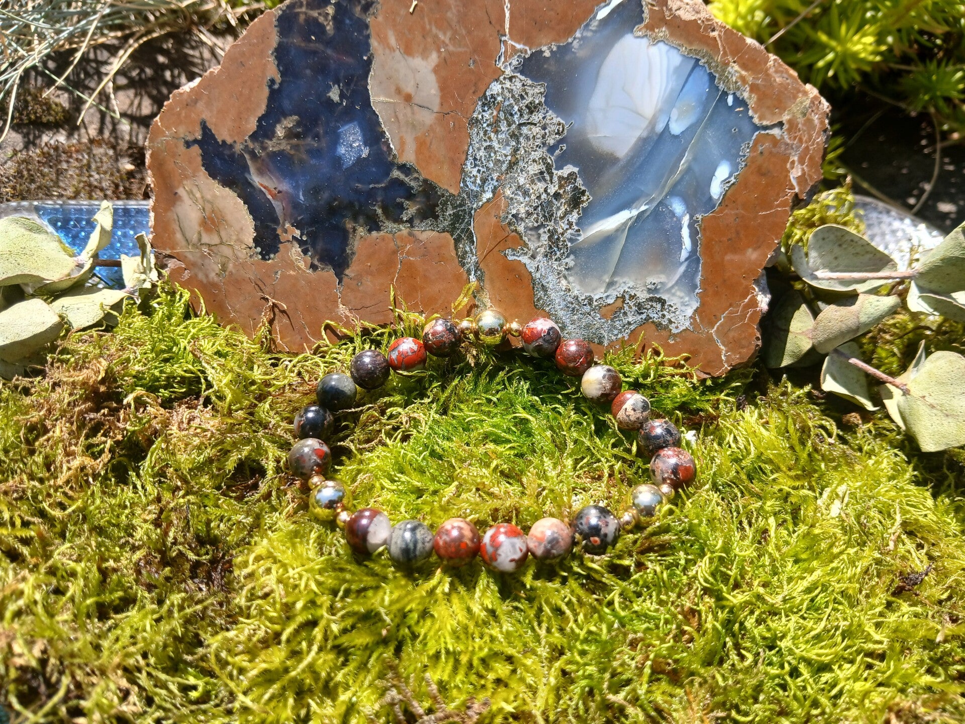 African Bloodstone Bracelet