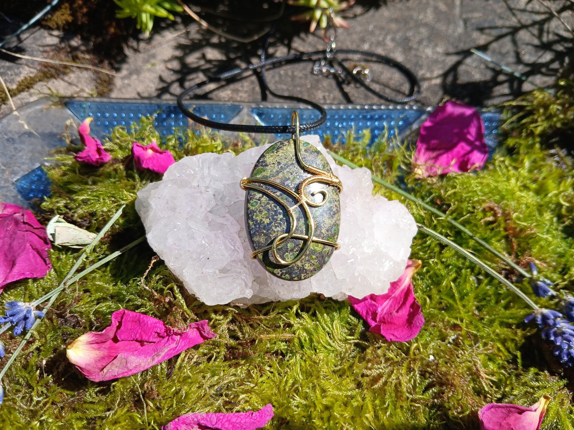 Kambaba Jasper Oval Pendant