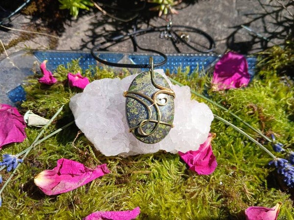 Kambaba Jasper Oval Pendant