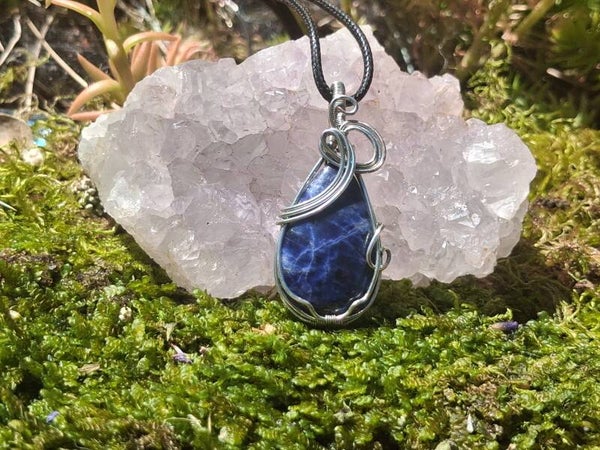 Sodalite Tear Drop Pendant