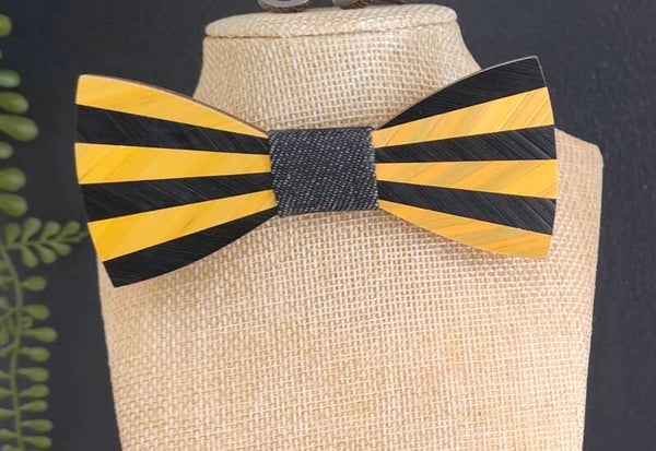 Nœud Papillon Jaune et Noir