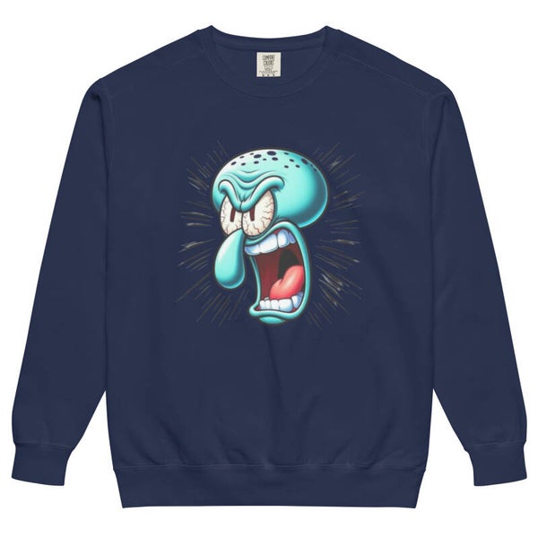 Unisex garment-dyed sweatshirt