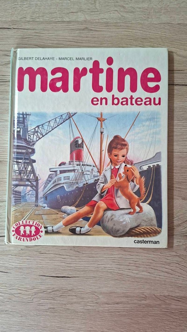 Martine en bateau