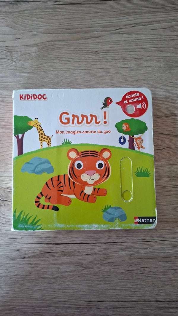 Grrr ! Mon imagier sonore du zoo