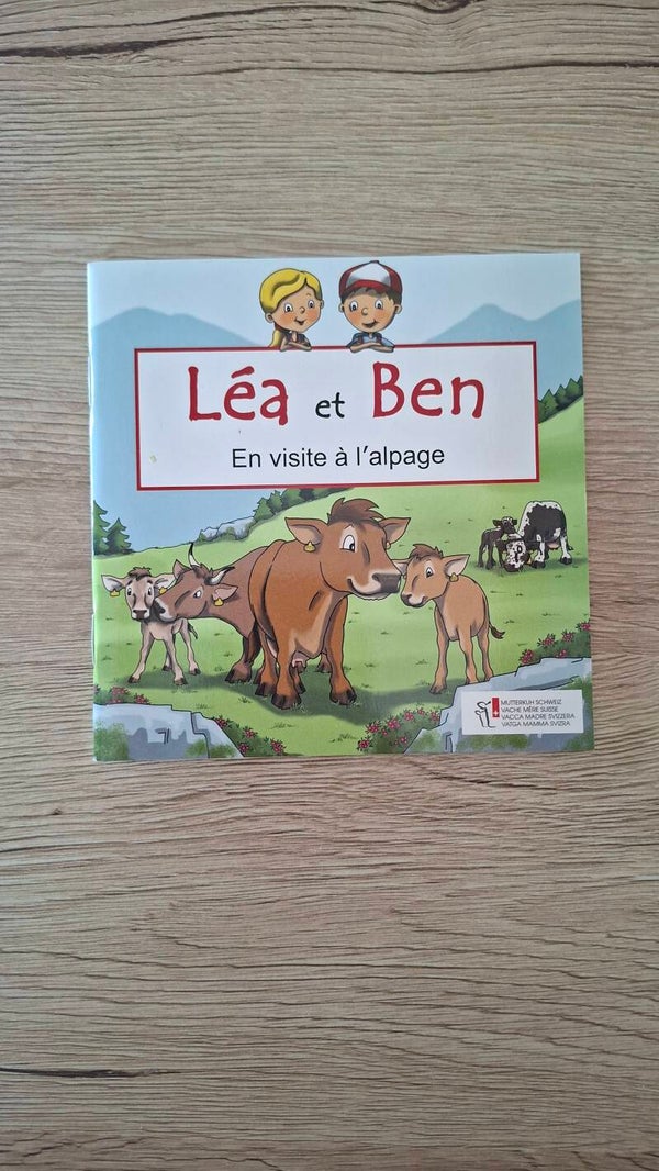 Léa et Ben en visite à l'alpage