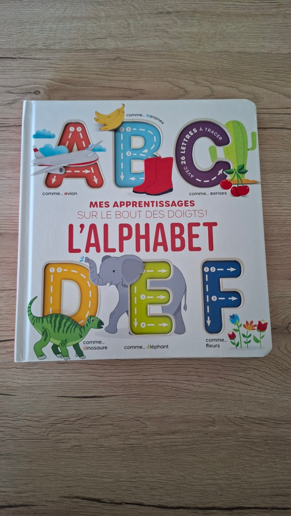 Mes apprentissages sur le bout des doigts ! L'alphabet