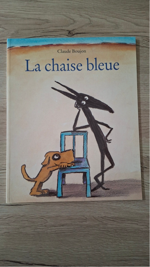 La chaise bleue