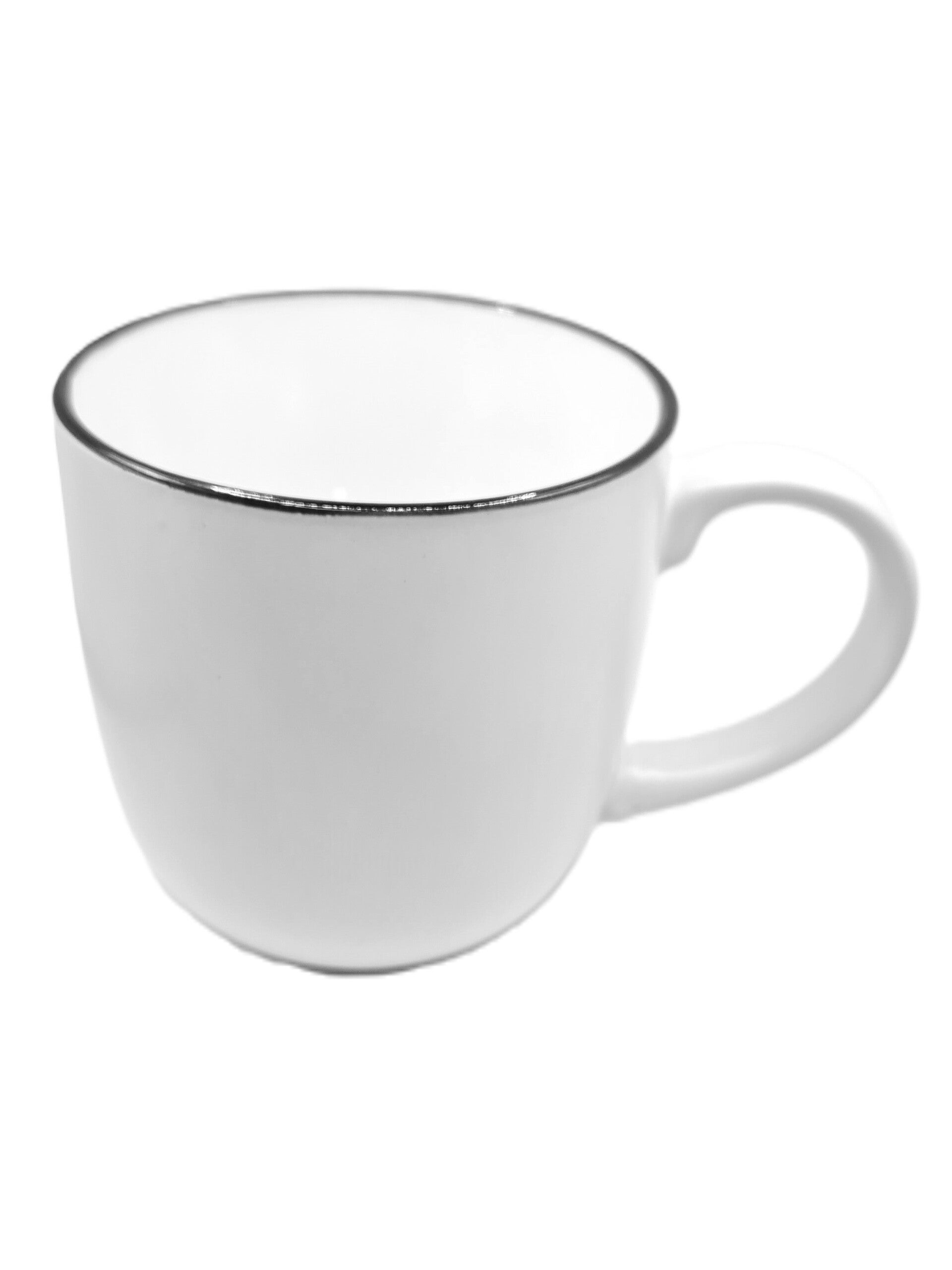 Theemok met zilvererand