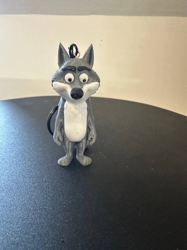 porte cles Loup Mal aimé