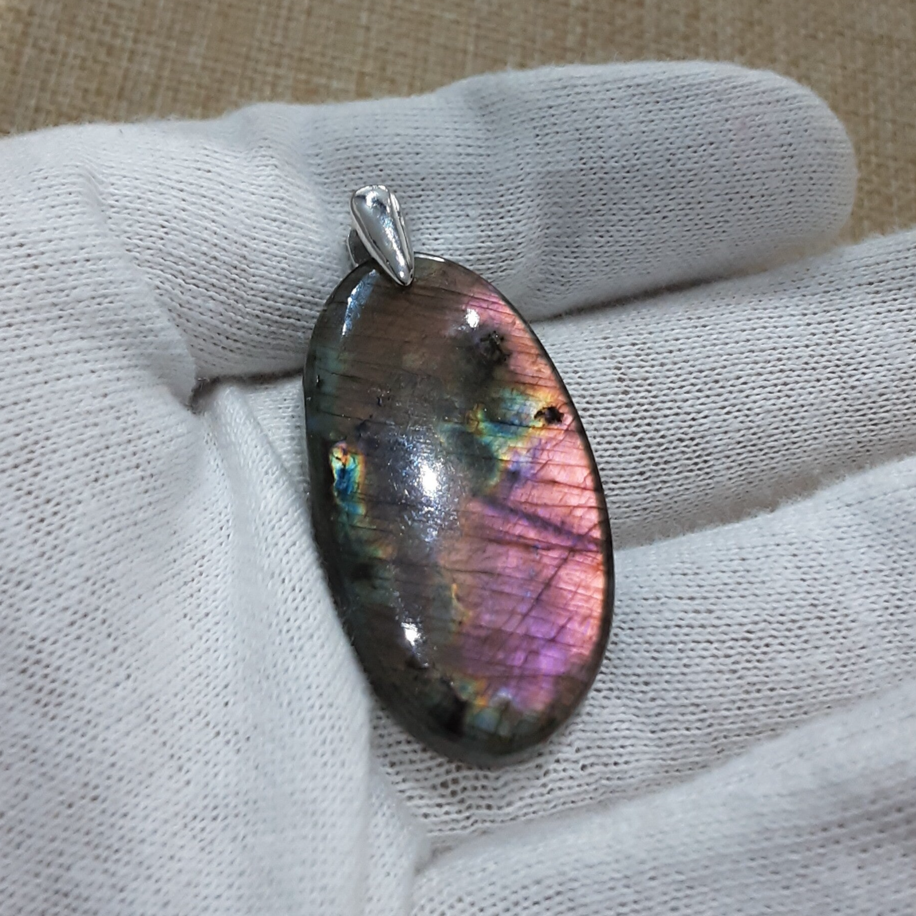 Labradorite & Argent 925