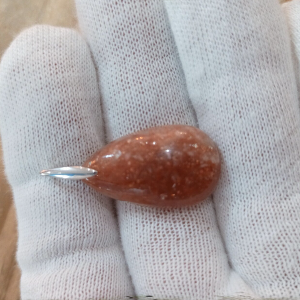 Pendentif Pierre de Soleil & Argent