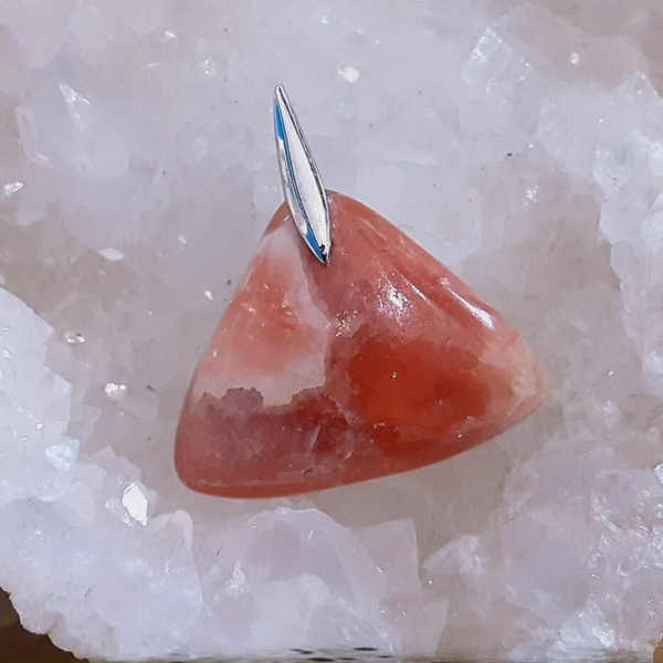 Pendentif Rhodochrosite & Argent