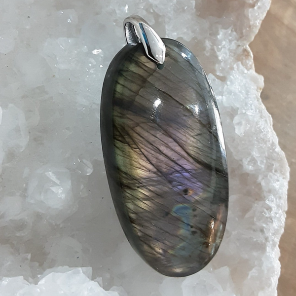 Pendentif Labradorite & Argent