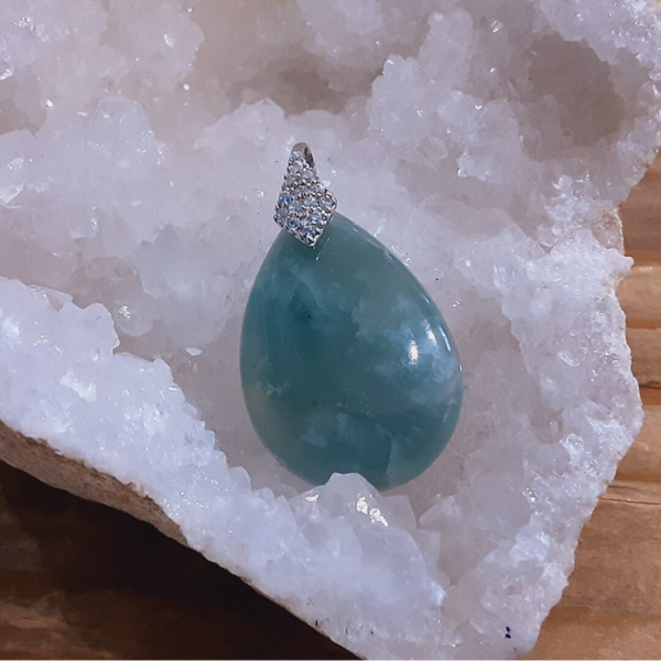 Pendentif Aigue-Marine & Argent