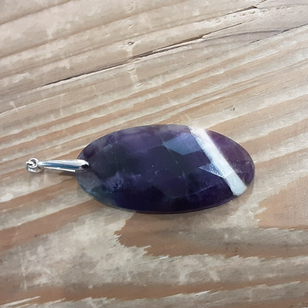Pendentif Améthyste & Argent