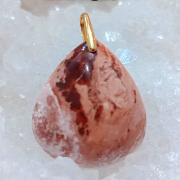 Pendentif Opale de Feu & Vermeil