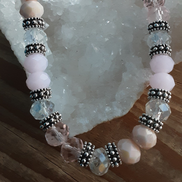 Collier "Eden" en perles de verre