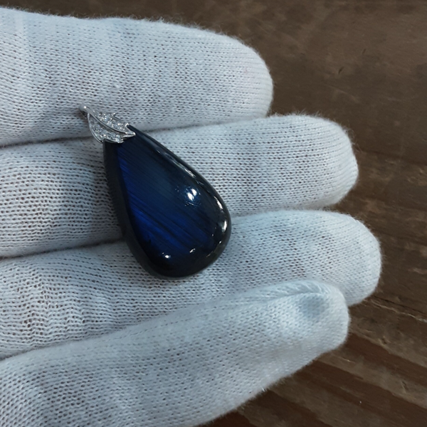 Pendentif Labradorite & Argent