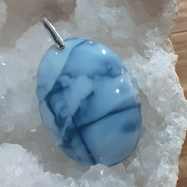 Pendentif Opale des Andes & Argent