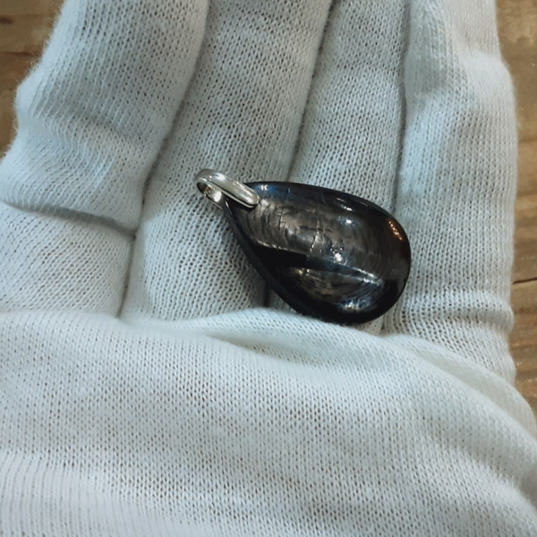 Pendentif Hypersthène & Argent