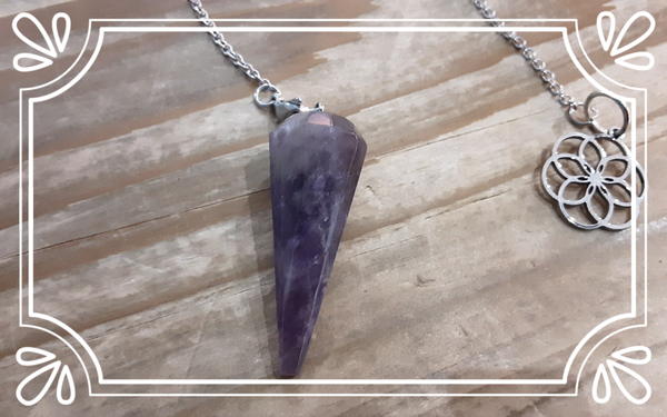 Pendule Améthyste et Graine de vie