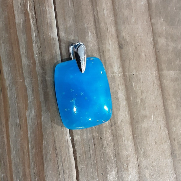 Pendentif Apatite & Argent