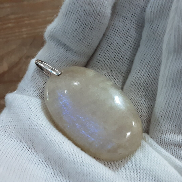 Pendentif Pierre de Lune & Argent